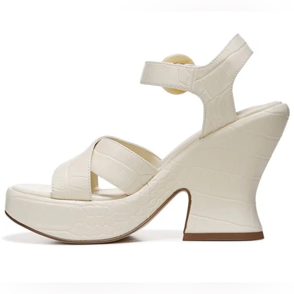 CIRCUS 🆕 NY by SAM EDELMAN Peony Platform Sandal Modern Ivory. NIB. Size 9. - Picture 10 of 10